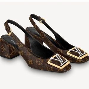 Louis Vuitton Women Slingback Pump Size 40